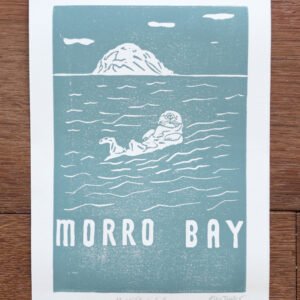 Morro Bay Otter Print 5" x 7"
