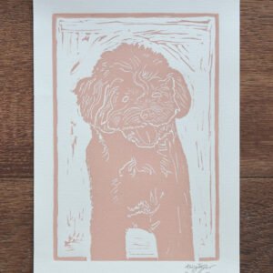Dog Print 5" x 7"