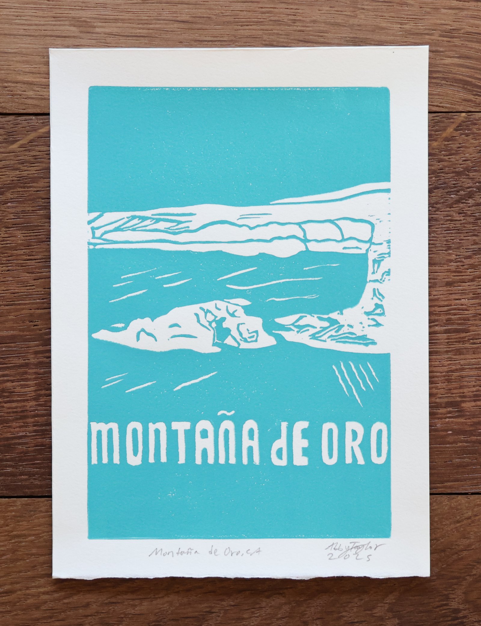 Montaña de Oro Print 5" x 7"