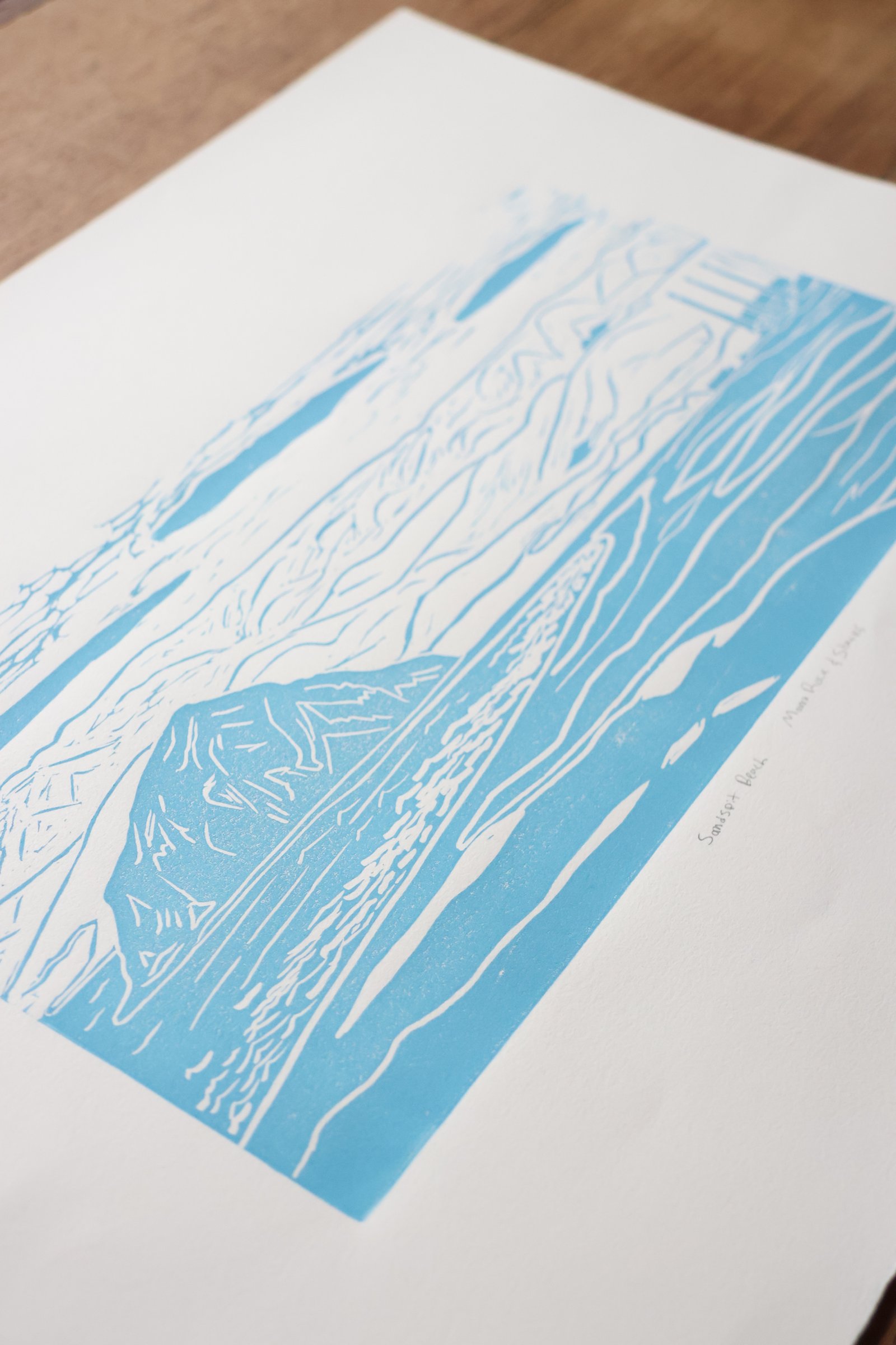 Sandspit Beach Morro Rock & Stacks Print 12" x 16" - Image 4