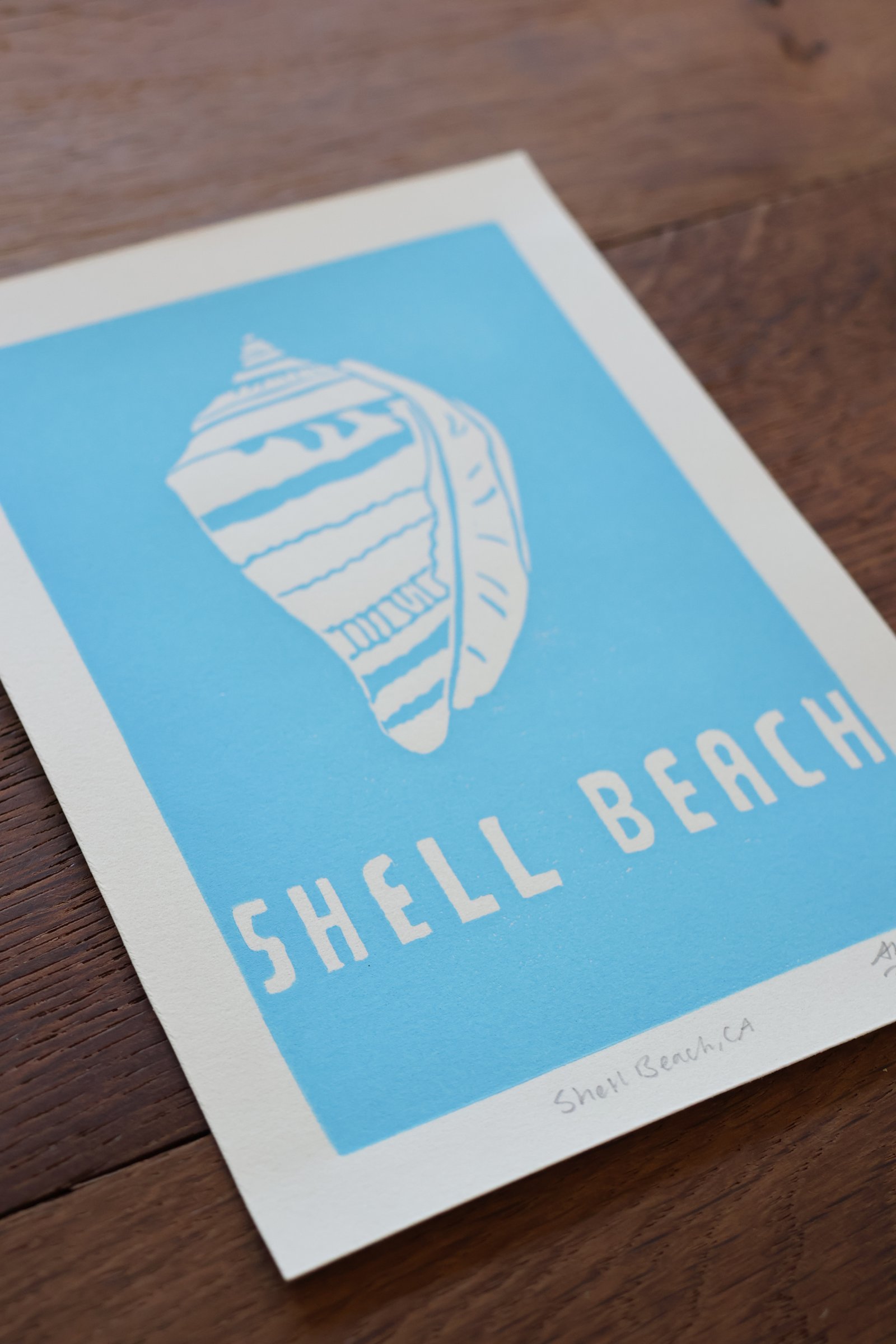 Shell Beach Print 5" x 7" - Image 2