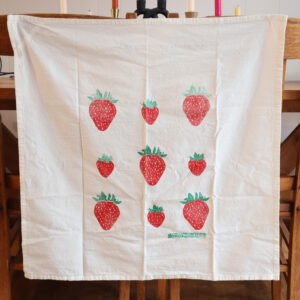 Strawberry Cluster Tea Towel
