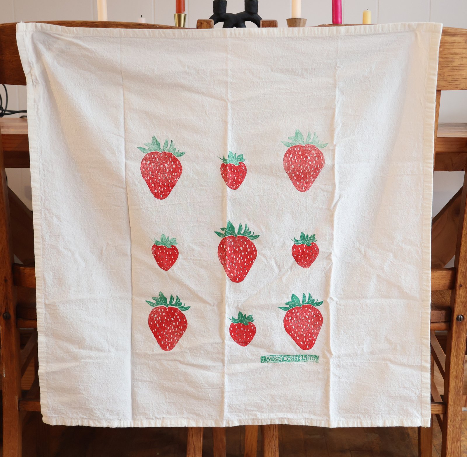 Strawberry Cluster Tea Towel