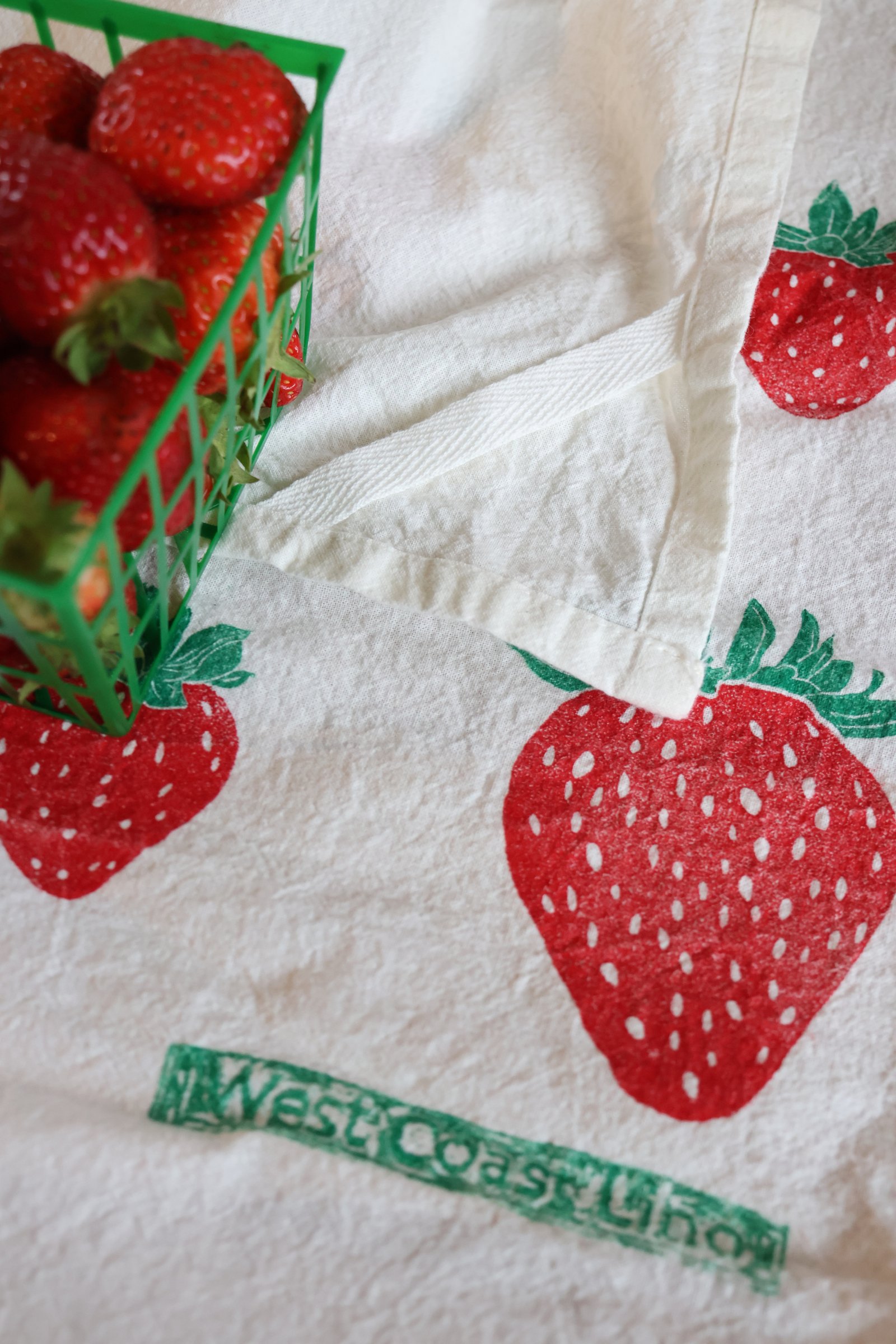 Strawberry Cluster Tea Towel - Image 3