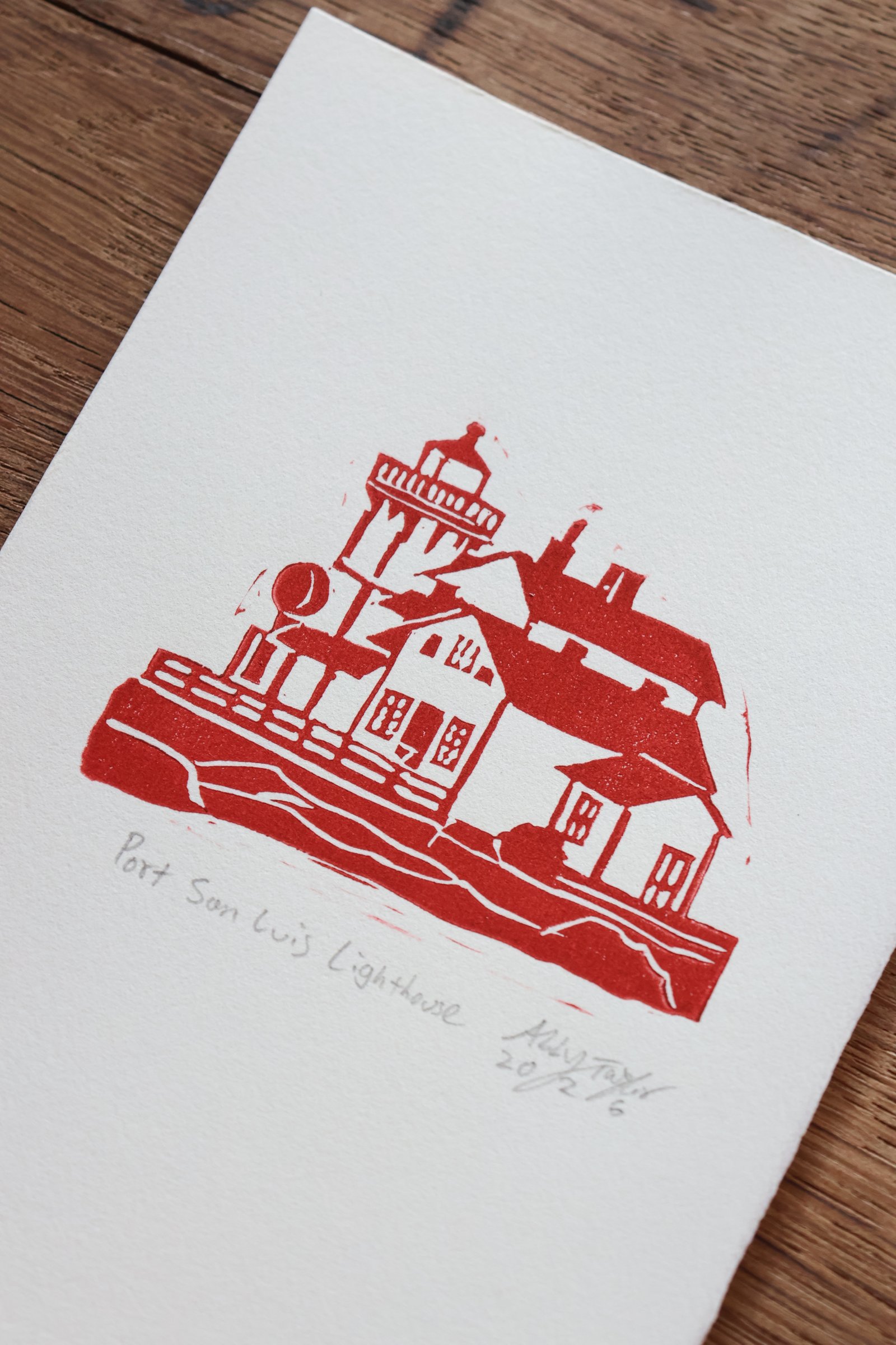 Port San Luis Lighthouse Print 4" x 6" - Image 2